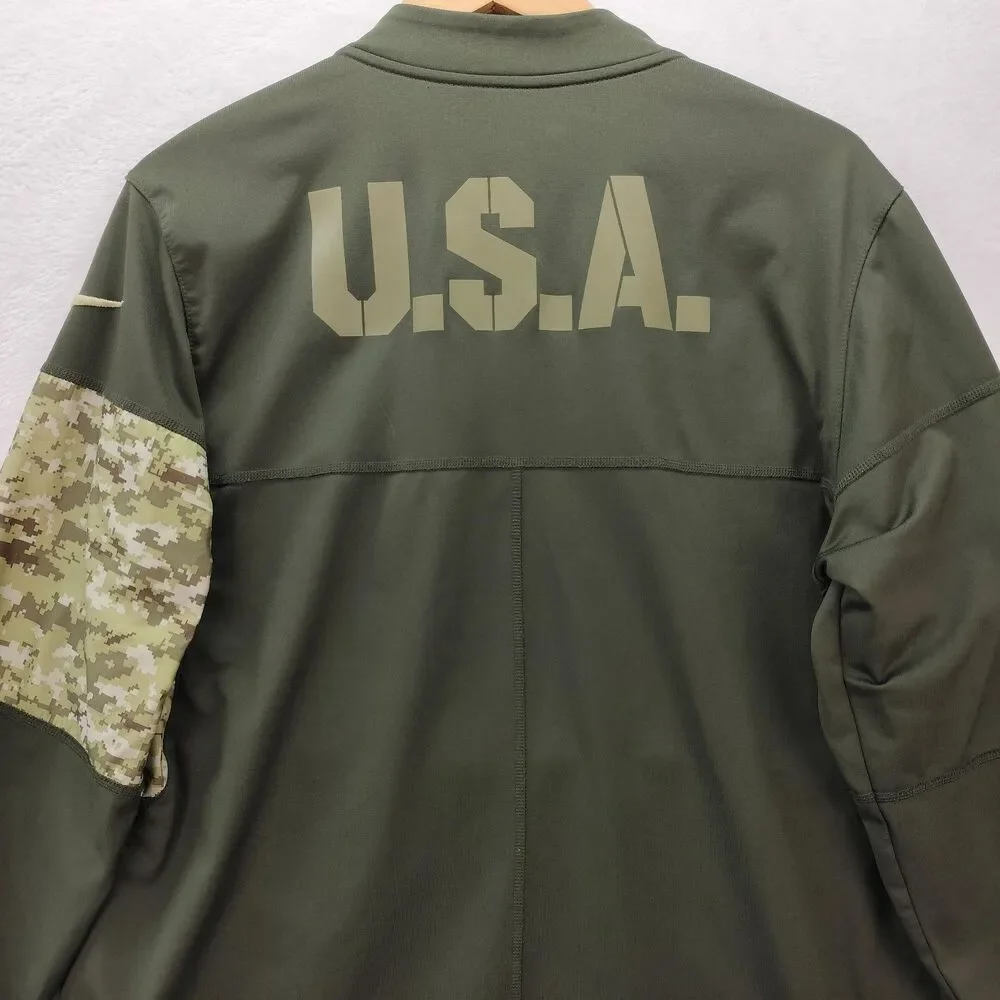 Minnesota Vikings Nike Salute to Service Jacket Men M Camo Military On Field USA